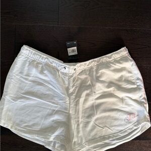 Nike Women's Athletic White Shorts